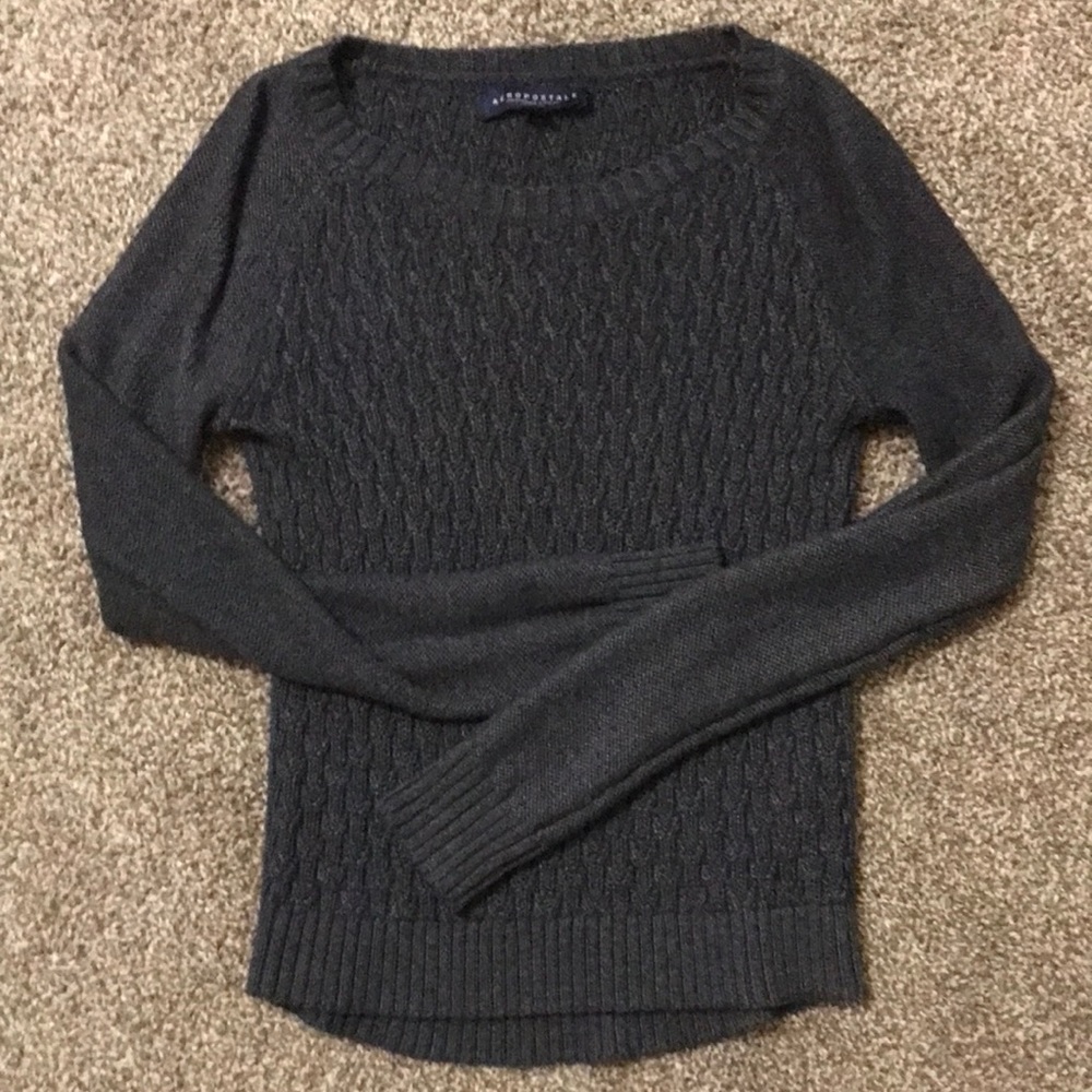 Aeropostale Crochet Sweater XS